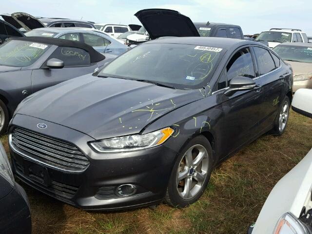 3FA6P0HD7FR263615 - 2015 FORD FUSION GRAY photo 2