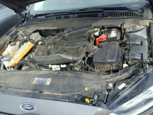 3FA6P0HD7FR263615 - 2015 FORD FUSION GRAY photo 7