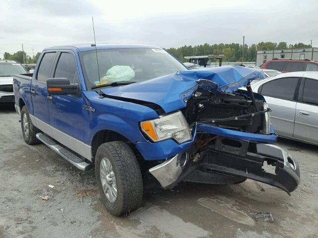 1FTFW1EF1BKD56296 - 2011 FORD F150 SUPER BLUE photo 1