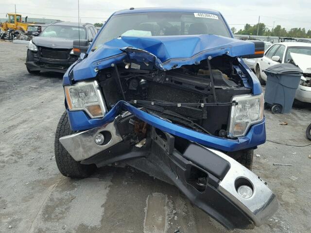 1FTFW1EF1BKD56296 - 2011 FORD F150 SUPER BLUE photo 7