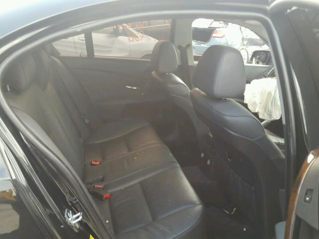 WBANF73556CG69571 - 2006 BMW 530 XI BLACK photo 6