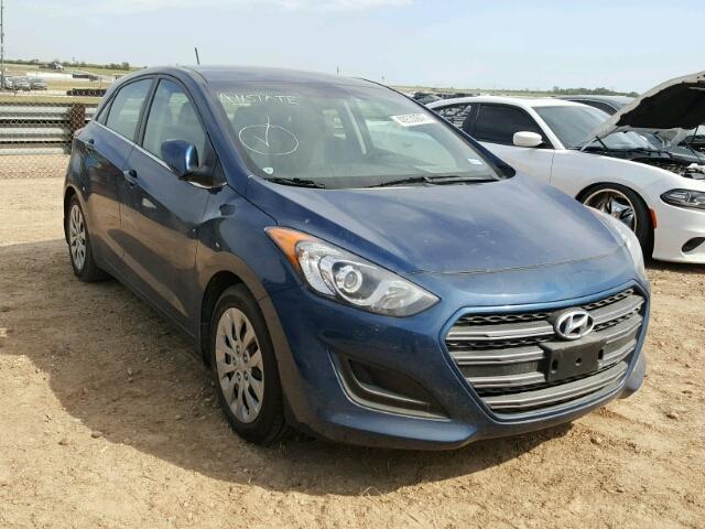 KMHD35LH1GU276967 - 2016 HYUNDAI ELANTRA GT BLUE photo 1