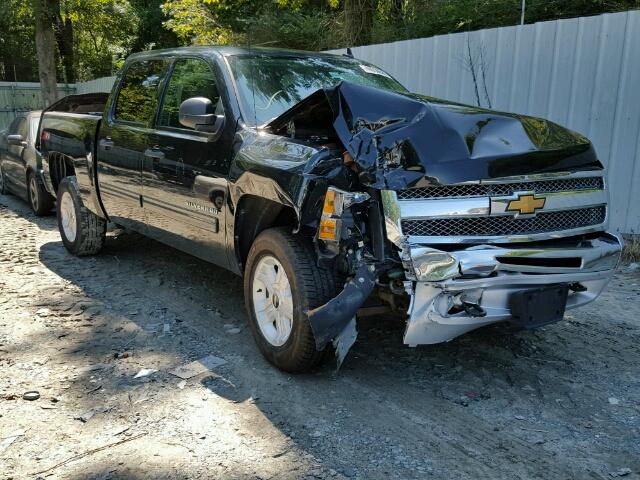 3GCPCSE0XDG356063 - 2013 CHEVROLET SILVERADO BLACK photo 1