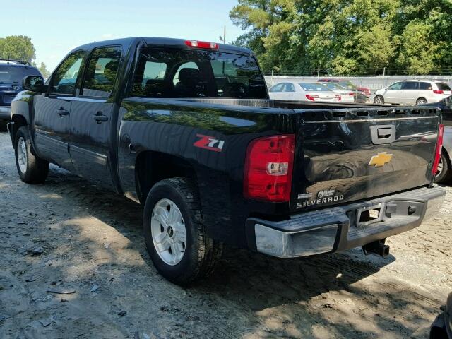 3GCPCSE0XDG356063 - 2013 CHEVROLET SILVERADO BLACK photo 3