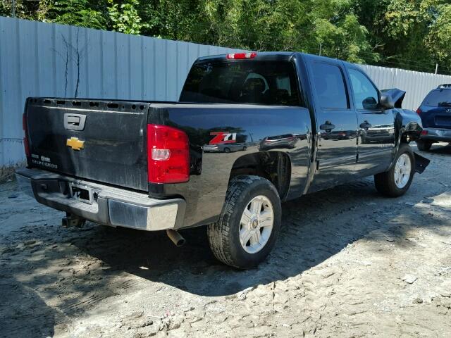 3GCPCSE0XDG356063 - 2013 CHEVROLET SILVERADO BLACK photo 4