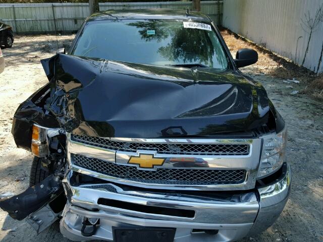 3GCPCSE0XDG356063 - 2013 CHEVROLET SILVERADO BLACK photo 7