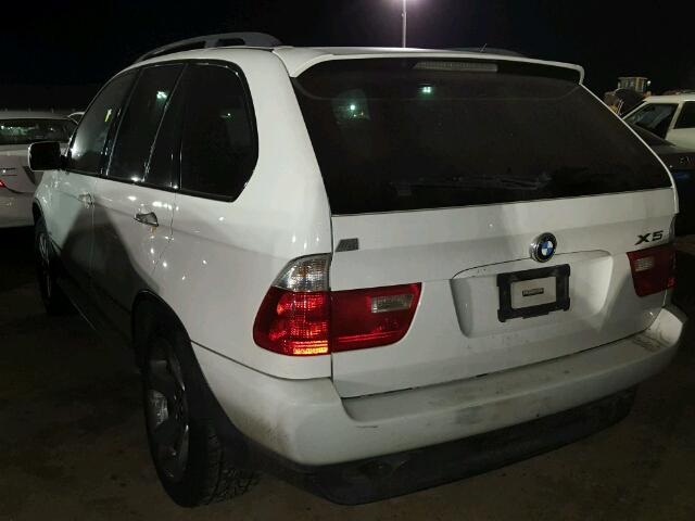 5UXFB53554LV07603 - 2004 BMW X5 4.4I WHITE photo 3