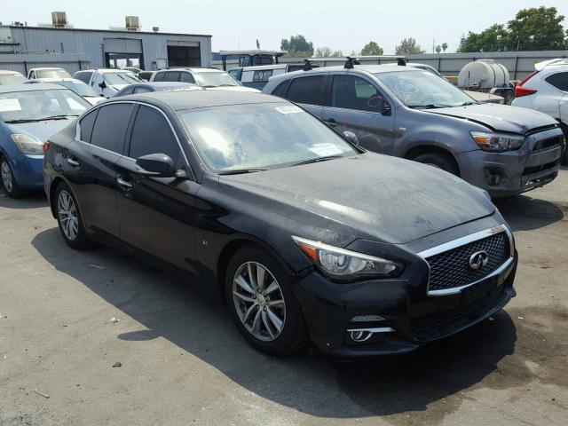 JN1BV7AP1EM688768 - 2014 INFINITI Q50 BASE BLACK photo 1