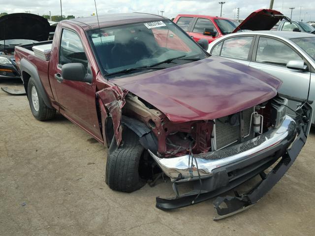 1GCDT14E578182732 - 2007 CHEVROLET COLORADO RED photo 1