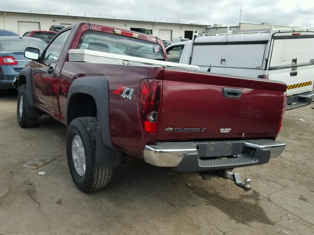 1GCDT14E578182732 - 2007 CHEVROLET COLORADO RED photo 3