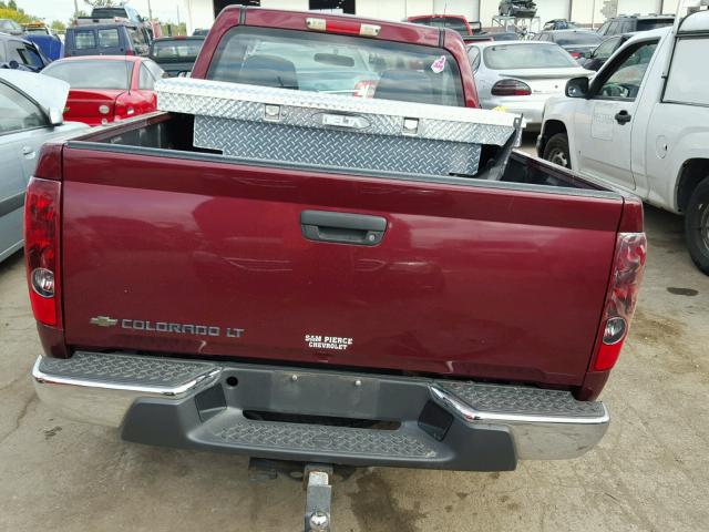 1GCDT14E578182732 - 2007 CHEVROLET COLORADO RED photo 6