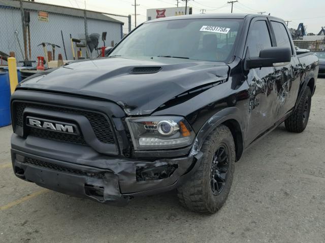 1C6RR6YT6JS173825 - 2018 RAM 1500 REBEL BLACK photo 2