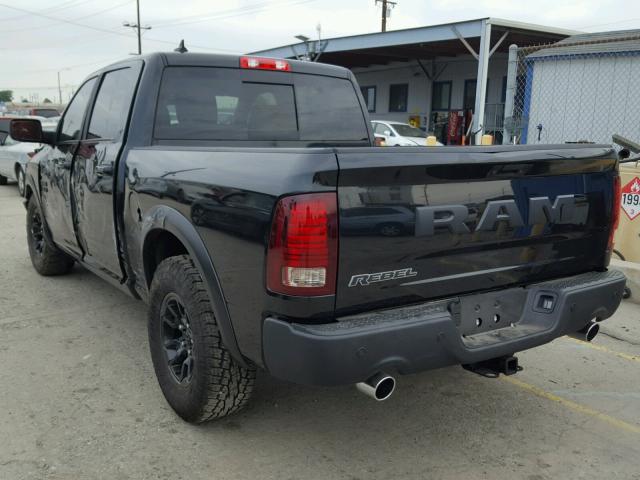 1C6RR6YT6JS173825 - 2018 RAM 1500 REBEL BLACK photo 3