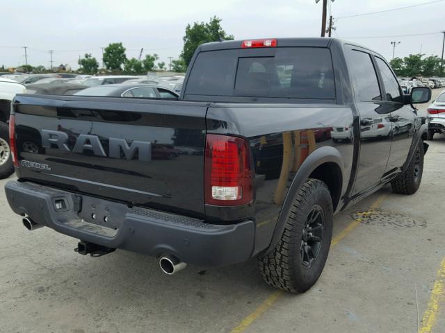 1C6RR6YT6JS173825 - 2018 RAM 1500 REBEL შავი ფოტო 4