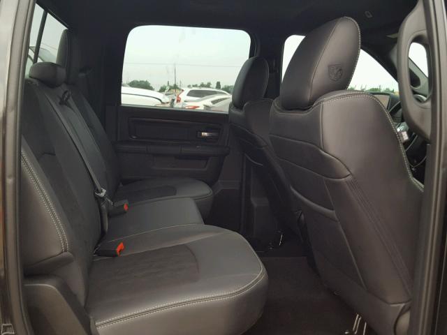 1C6RR6YT6JS173825 - 2018 RAM 1500 REBEL შავი ფოტო 6