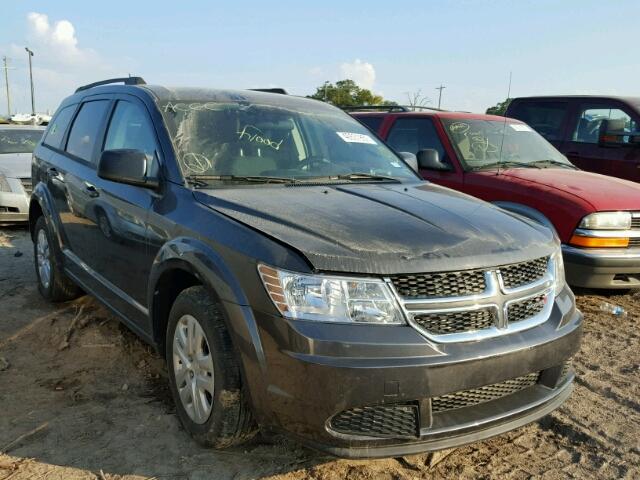 3C4PDCAB1GT114512 - 2016 DODGE JOURNEY GRAY photo 1