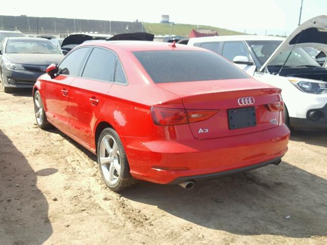 WAUBFGFF8F1117174 - 2015 AUDI A3 2.0T RED photo 3