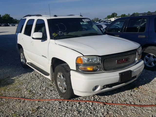 1GKEK63U25J136637 - 2005 GMC YUKON DENA WHITE photo 1