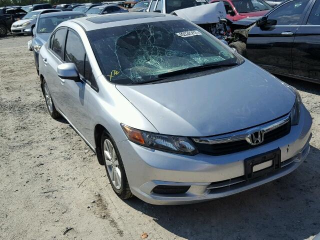 2HGFB2F93CH505599 - 2012 HONDA CIVIC SILVER photo 1