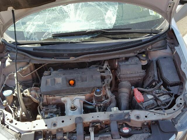 2HGFB2F93CH505599 - 2012 HONDA CIVIC SILVER photo 7