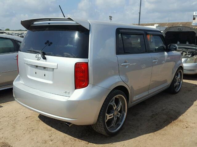 JTLKE50E691083416 - 2009 SCION XB SILVER photo 4