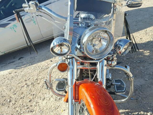 1HD1BWB193Y091474 - 2003 HARLEY-DAVIDSON FLSTCI ORANGE photo 9