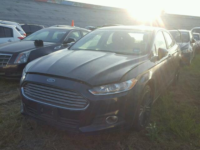 3FA6P0HD8GR279145 - 2016 FORD FUSION BLACK photo 2