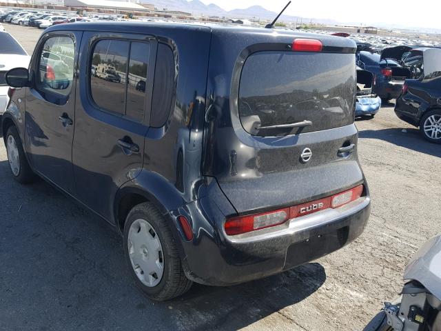 JN8AZ2KR5BT213744 - 2011 NISSAN CUBE BASE BLACK photo 3