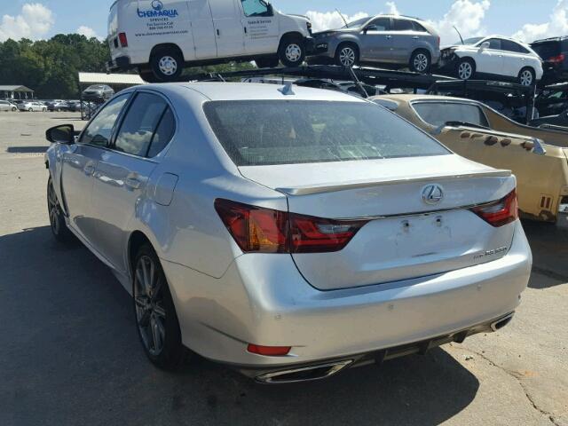 JTHCE1BL0D5005816 - 2013 LEXUS GS SILVER photo 3