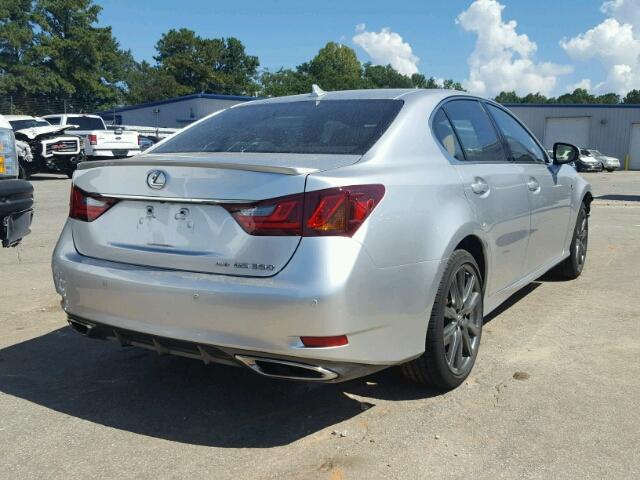 JTHCE1BL0D5005816 - 2013 LEXUS GS Plata foto 4
