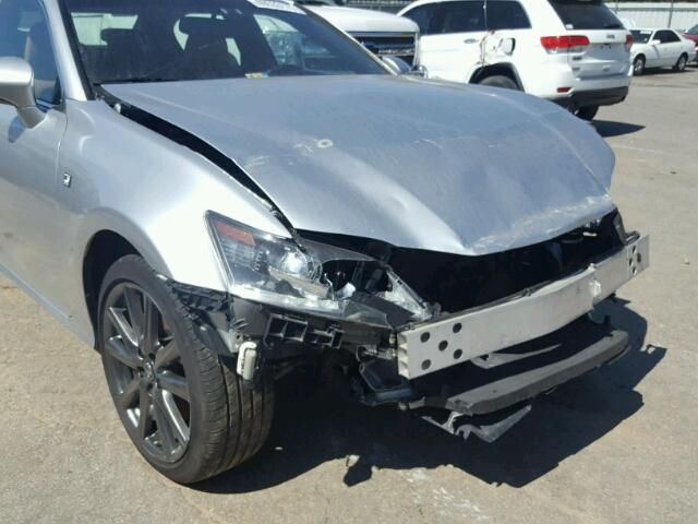 JTHCE1BL0D5005816 - 2013 LEXUS GS SILVER photo 9