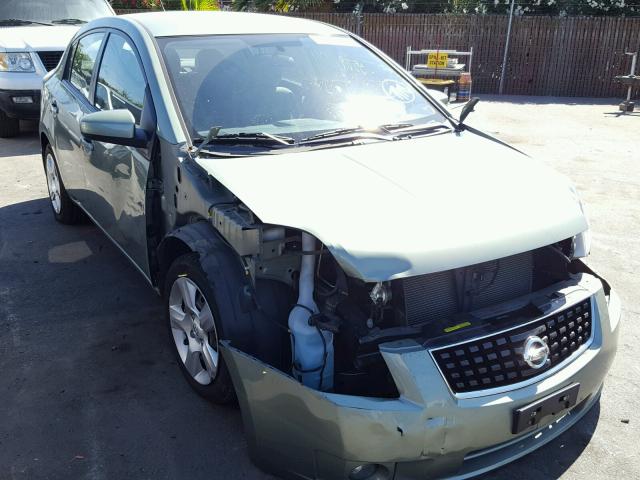 3N1AB61E28L750187 - 2008 NISSAN SENTRA 2.0 GREEN photo 1