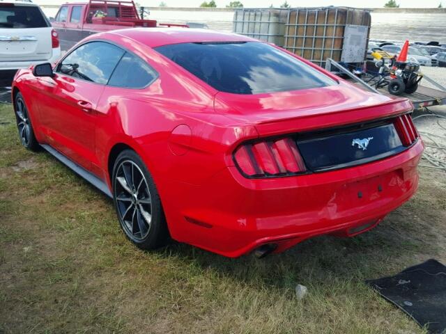 1FA6P8TH7G5278922 - 2016 FORD MUSTANG RED photo 3