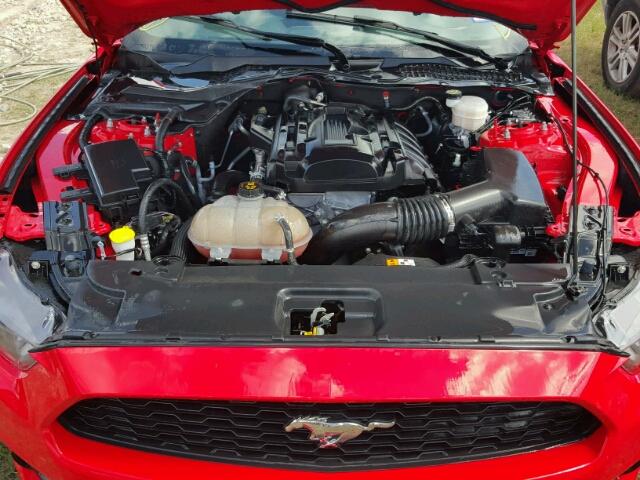 1FA6P8TH7G5278922 - 2016 FORD MUSTANG RED photo 7