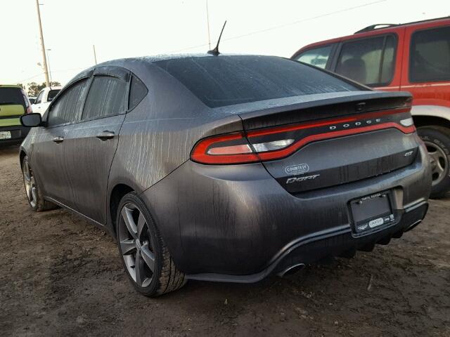 1C3CDFEB8FD411148 - 2015 DODGE DART GRAY photo 3