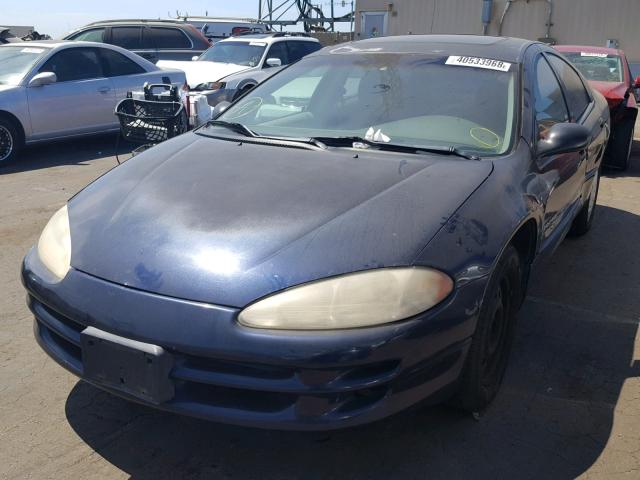 2B3HD46R71H535264 - 2001 DODGE INTREPID S BLUE photo 2