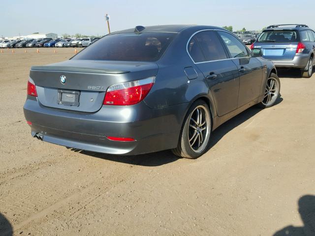 WBANF73517CU23051 - 2007 BMW 530 XI GRAY photo 4