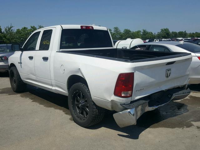 1D7RB1GK2AS249796 - 2010 DODGE RAM 1500 WHITE photo 3