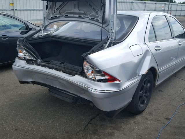 WDBNG70J71A144299 - 2001 MERCEDES-BENZ S 430 GRAY photo 9