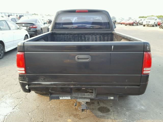 1B7FL26PXYS630710 - 2000 DODGE DAKOTA BLACK photo 6