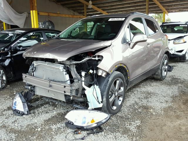 KL4CJBSB9EB689840 - 2014 BUICK ENCORE CON GOLD photo 2