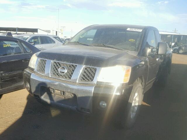 1N6AA06B54N534479 - 2004 NISSAN TITAN XE BLACK photo 2