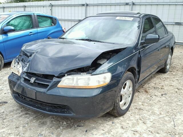 1HGCG566XYA148827 - 2000 HONDA ACCORD EX GREEN photo 2