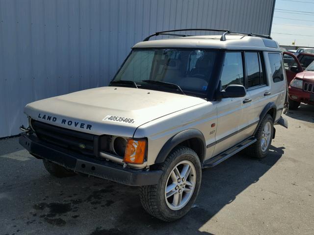 SALTW15442A744560 - 2002 LAND ROVER DISCOVERY BEIGE photo 2