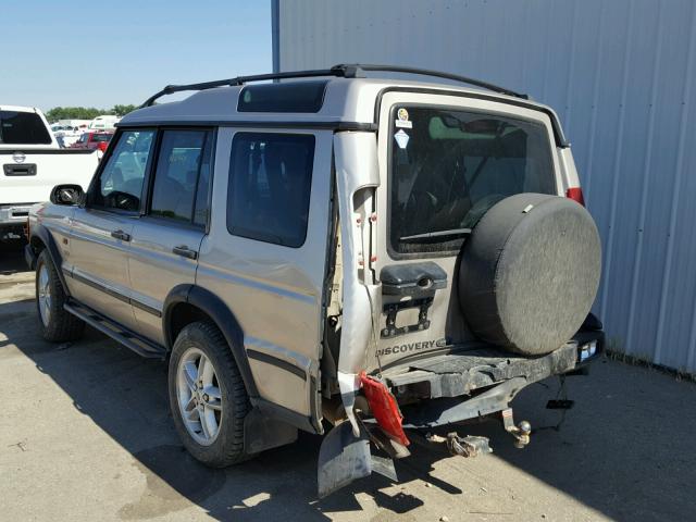 SALTW15442A744560 - 2002 LAND ROVER DISCOVERY BEIGE photo 3