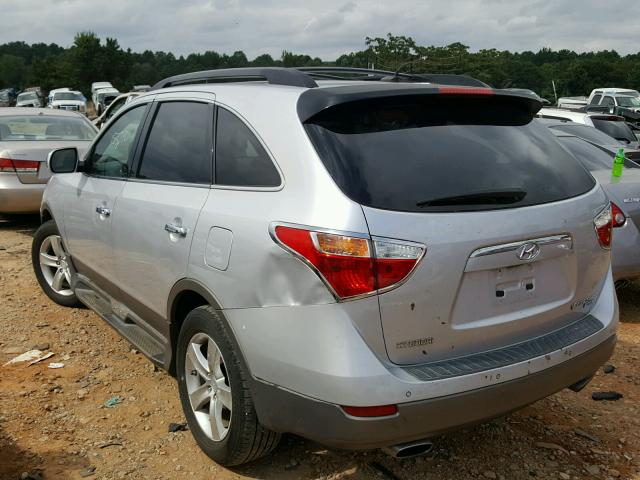 KM8NU13C48U030673 - 2008 HYUNDAI VERACRUZ G SILVER photo 3