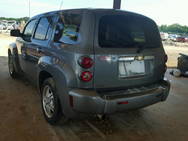 3GNDA13D57S550517 - 2007 CHEVROLET HHR LS GRAY photo 3