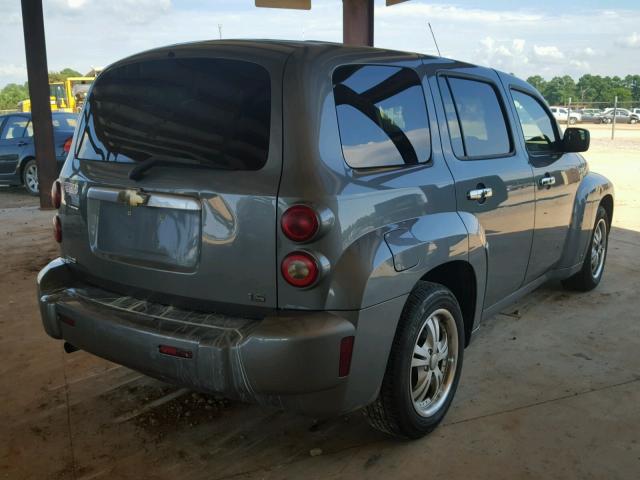 3GNDA13D57S550517 - 2007 CHEVROLET HHR LS GRAY photo 4