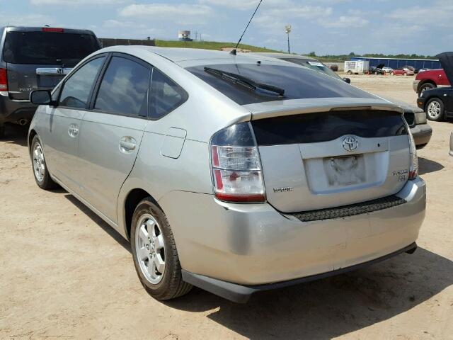 JTDKB20U440060032 - 2004 TOYOTA PRIUS SILVER photo 3