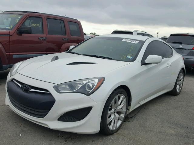 KMHHT6KD7DU089248 - 2013 HYUNDAI GENESIS CO WHITE photo 2